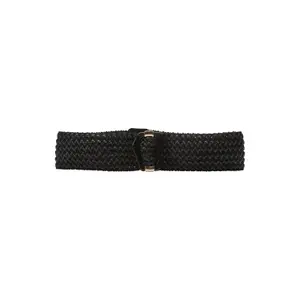 Woven PU Leather Elastic Belt with Decorative Buckle for Women COMMA image-5