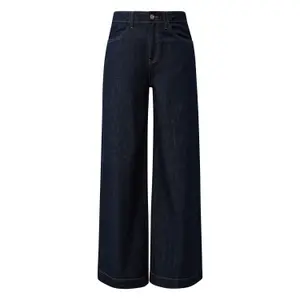 Lightweight Wide Leg Jeans with Patch Pockets High Waist Women COMMA image-0