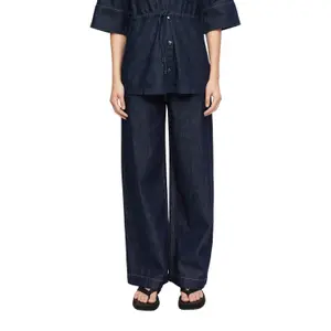 Lightweight Wide Leg Jeans with Patch Pockets High Waist Women COMMA image-2