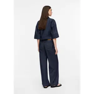 Lightweight Wide Leg Jeans with Patch Pockets High Waist Women COMMA image-4
