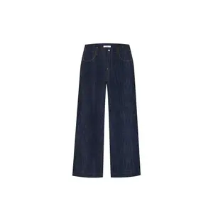 Lightweight Wide Leg Jeans with Patch Pockets High Waist Women COMMA image-6