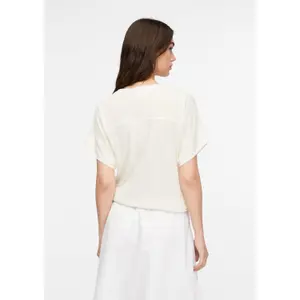Women's Drop Shoulder V-Neck T-Shirt COMMA image-4