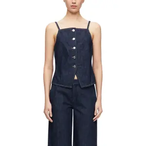 Lightweight Sleeveless Denim Top Women COMMA image-2