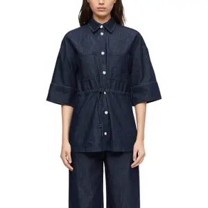 Lightweight Denim Jacket with Drawstring Women COMMA image-2