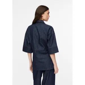 Lightweight Denim Jacket with Drawstring Women COMMA image-4