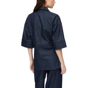 Lightweight Denim Jacket with Drawstring Women COMMA image-5
