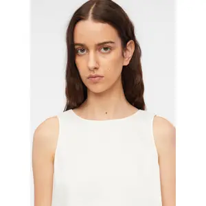 Women's Fluid Top in Viscose Blend with Worn Effect COMMA image-3