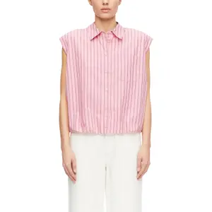 Sleeveless Loose Fit Blouse with Puff Hem Women's COMMA image-2