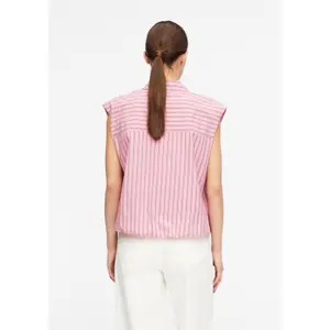 Sleeveless Loose Fit Blouse with Puff Hem Women's COMMA image-4