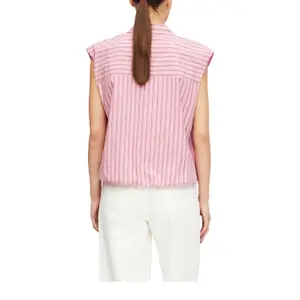 Sleeveless Loose Fit Blouse with Puff Hem Women's COMMA image-5