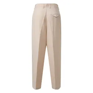 Women’s Linen and Viscose Blend Ankle Suit Trousers COMMA image-1