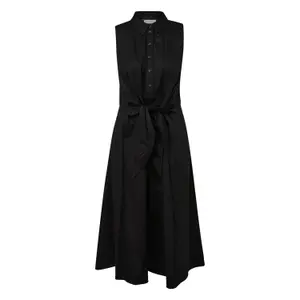 Women's Long Stretch Cotton Dress COMMA image-0