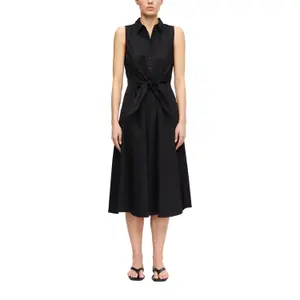 Women's Long Stretch Cotton Dress COMMA image-2