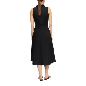 Women's Long Stretch Cotton Dress COMMA image-5