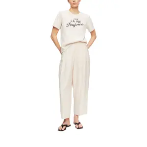 Women's Graphic Print Jersey T-shirt COMMA 93E5 image-6