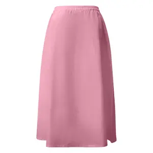 Women's Flared Midi Skirt in Stretch Poplin with Italian Pockets COMMA image-1