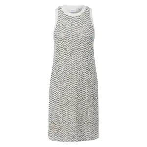 Textured Jersey A-Line Dress Women COMMA image-0