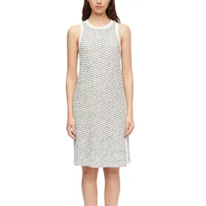 Textured Jersey A-Line Dress Women COMMA image-2
