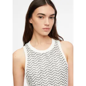 Textured Jersey A-Line Dress Women COMMA image-3