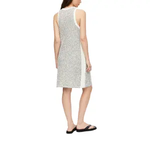 Textured Jersey A-Line Dress Women COMMA image-5