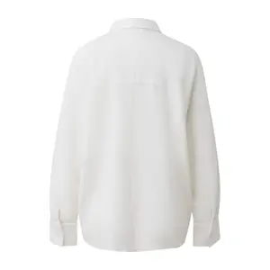 Women's Long Sleeve Buttoned Linen Blend Shirt COMMA image-1