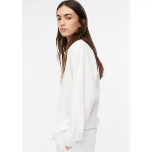 Women's Long Sleeve Buttoned Linen Blend Shirt COMMA image-3