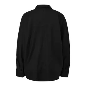 Women's Long Sleeve Buttoned Linen Blend Shirt COMMA image-1