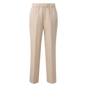 Lightweight Woven Ankle Dress Trousers for Women COMMA image-0