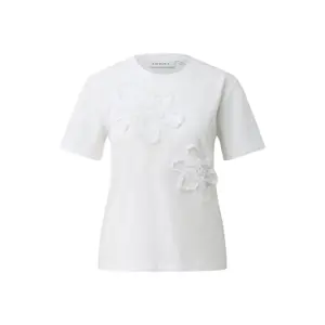 Floral Print Jersey Mid-Length T-Shirt Women COMMA image-0