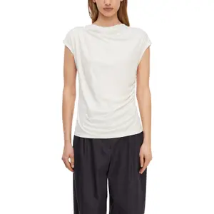 Women's Gathered Fluid Viscose Jersey Vest COMMA image-2