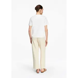 Women's Soft Stretch Scuba Fabric Wide Leg Trousers COMMA image-4