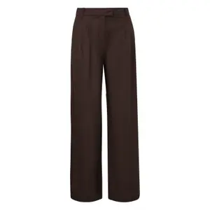 Wide Fluid Linen Blend Elasticated Trousers Women COMMA image-0