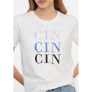 Classic Fit Round Neck Jersey T-shirt Women COMMA image-3