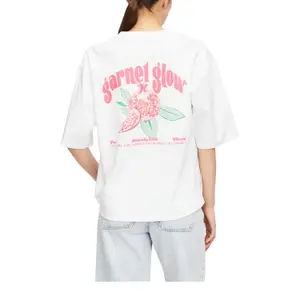 Oversized Jersey Printed T-Shirt for Women COMMA image-5