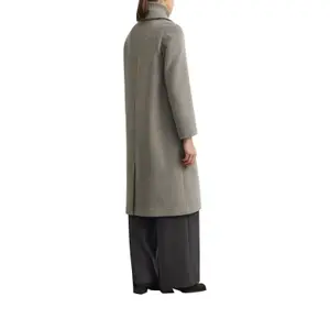 Mid-length H-shape Coat with Removable Lining for Women in Mixed Wool COMMA image-5