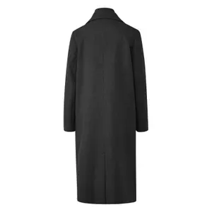 Mid-length H-shape Coat with Removable Lining for Women in Mixed Wool COMMA image-1