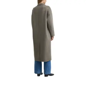 Oversized Double-Faced Wool Blend Maxi Blazer Coat for Women COMMA image-5