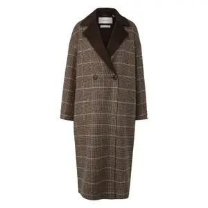 Longline Oversized Reversible Blazer Coat for Women COMMA