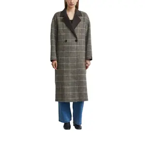 Longline Oversized Reversible Blazer Coat for Women COMMA image-2