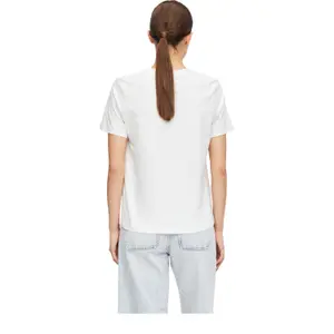 Jersey T-shirt with Rhinestone Print Women COMMA Cin-Cin-Cin image-5