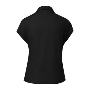 Women’s Linen Blend Polo T-Shirt COMMA image-1