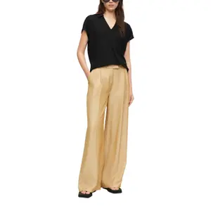Women’s Linen Blend Polo T-Shirt COMMA image-6