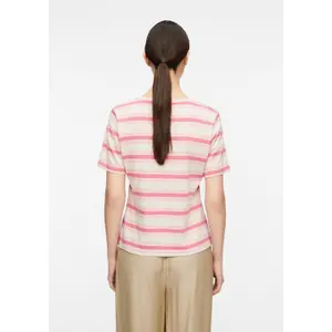 Women's Cotton Blend Striped T-Shirt COMMA image-4