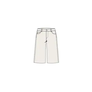 Women's Five-Pocket Denim Bermuda Shorts with Cotton Lining COMMA image-6