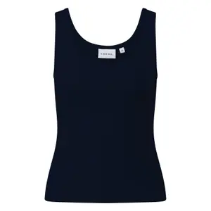 Women's Fine Ribbed Tank Top COMMA image-0
