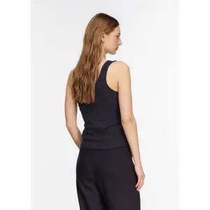 Women's Fine Ribbed Tank Top COMMA image-4