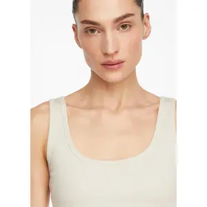 Top a coste sottili con colletto rotondo donna COMMA image-3