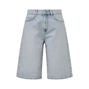 Women's Cotton-Lined Five-Pocket Denim Shorts COMMA image-0