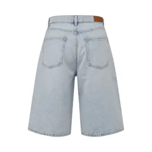 Women's Cotton-Lined Five-Pocket Denim Shorts COMMA image-1