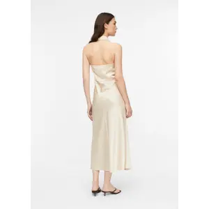Women's Satin Backless Dress COMMA image-2